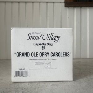 Department 56 Snow Village Grand Ole Opry Carolers #54867 EUC With Box Retired